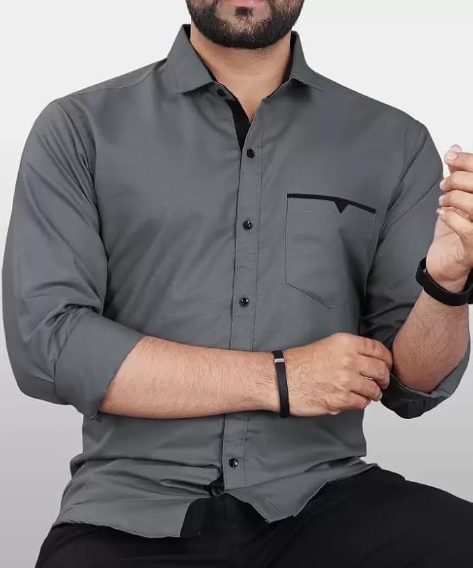 Men's Regular Fit Cotton Casual Shirt - Image 3