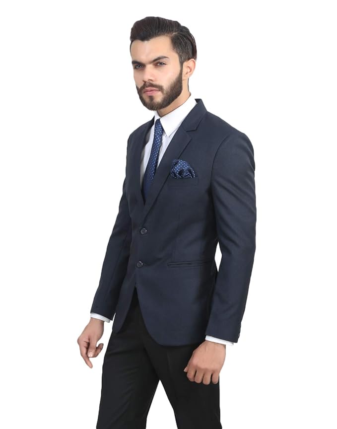 Men's Slim Fit Single Breasted Blazer - Image 2