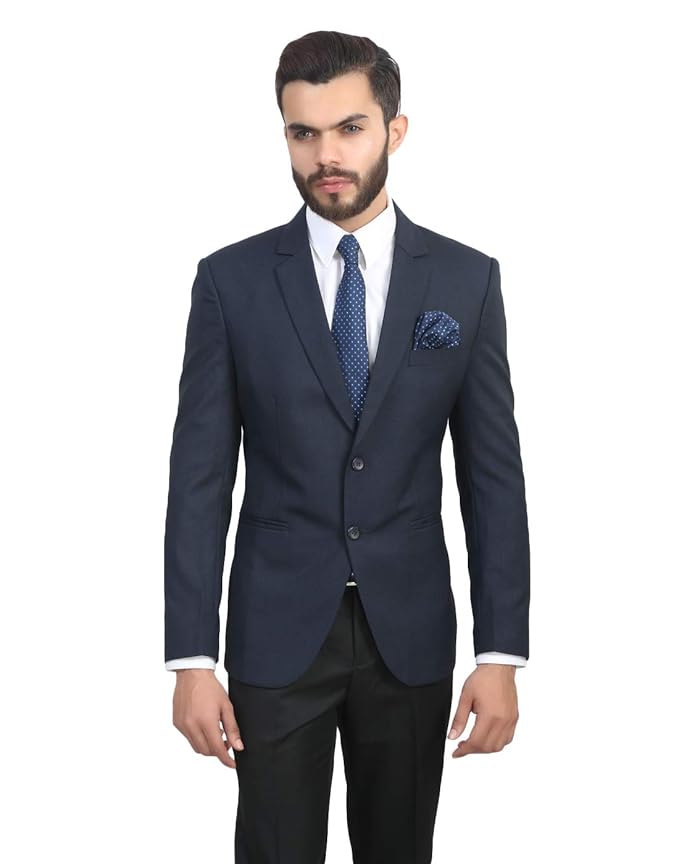 Men's Slim Fit Single Breasted Blazer - Image 4