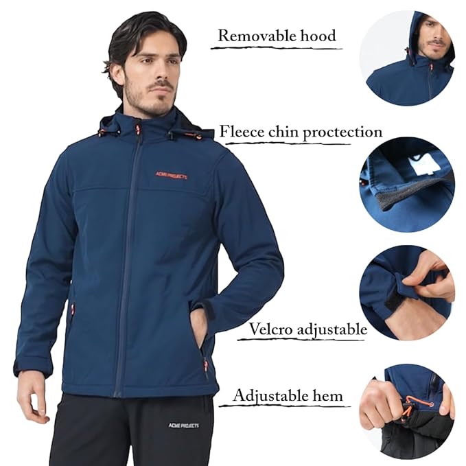 Softshell Jacket with Detachable Hood - Image 3