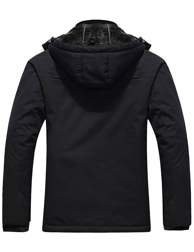 Jacket Fleece Lined Windproof Raincoat - Image 2