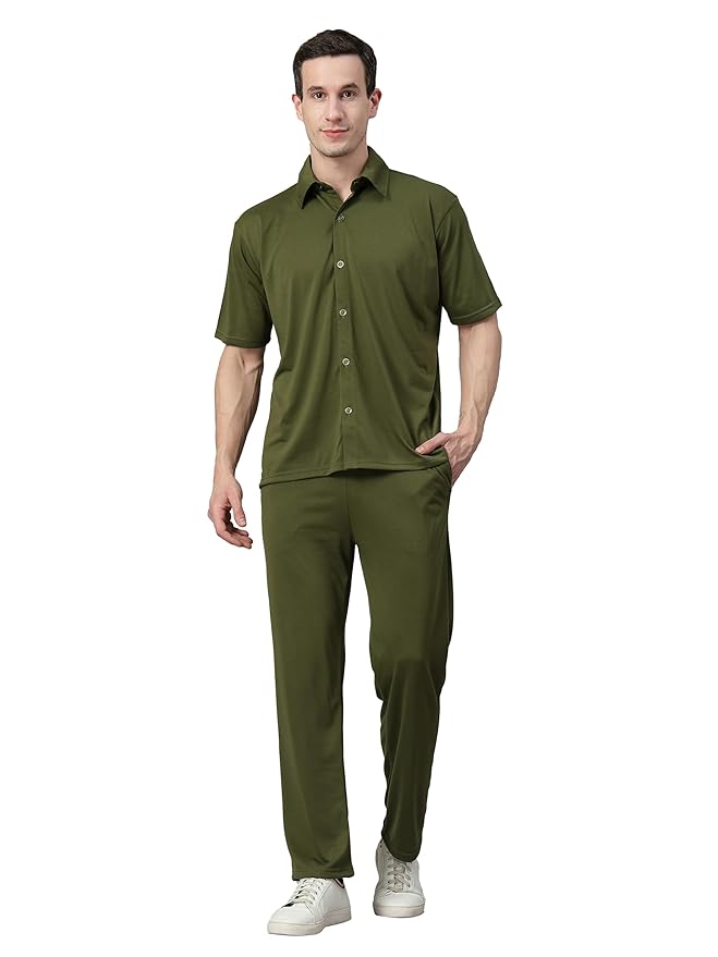 Men Solid Track Suit