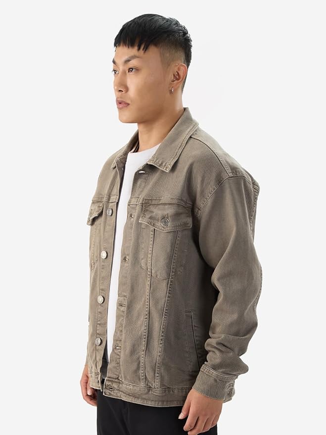 Brunet Blend Oversized Denim Jackets - Image 3