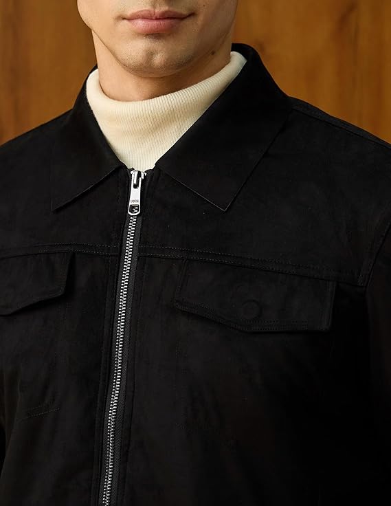 U.s.polo association men's solid regular fit jacket - Image 4